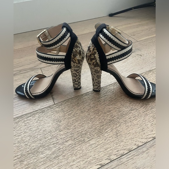 Pour La Victoire Snakeskin Heels - Picture 3 of 4